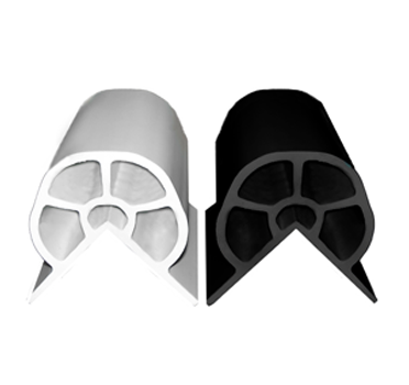 FEND-ALL® 300 Heavy Duty 90 Degree Dock Fender 12' will ship cut in half White Dock Fenders Fend All Haven Dock and Marine
