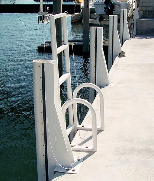 Aluminum Fender Brace - I-Beam Construction Dock Fenders Fender Braces Haven Dock and Marine