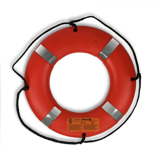 24″ Lifering, Orange with Tape USCG/TC DX024RD Dock Accessories Liferings Haven Dock & Marine