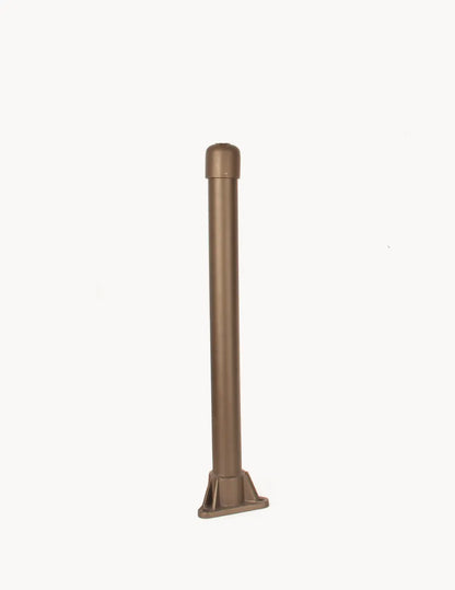 Broward Casting™ 3" Round Light Post with Base for Outdoor Docks and Marinas