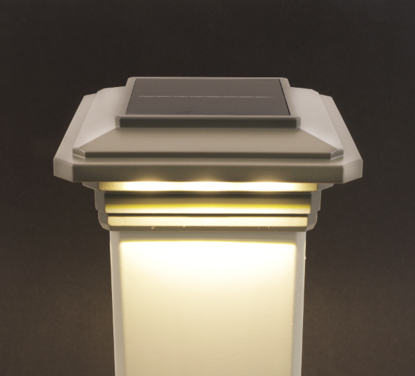 Lake Lite™ 4"x4" Solar Post Cap Light for Trex Gravel Path Lighting Solar Lake Lite