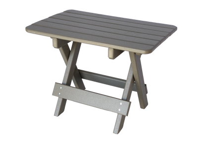 Rectangle Folding Side Table Northwood Outdoor Dock Furniture