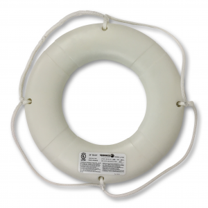 24″ Lifering White USCG, No Tape
