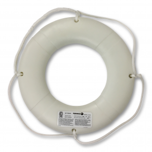 24″ Lifering White USCG, No Tape Dock Accessories Liferings Haven Dock & Marine