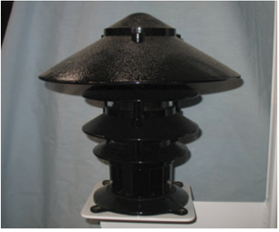 Broward Casting™ Pagoda Light Gloss Black Broward Lighting Broward Casting