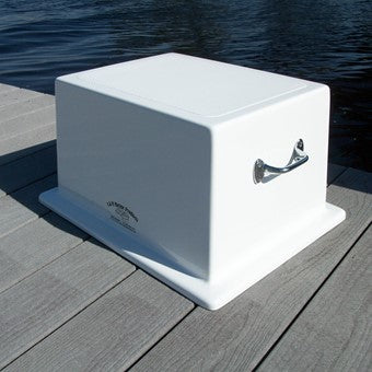 C&M Step Dock Storage Boxes 1 Step: 12"H X 21.25"W X 17.25"D Dock Accessories Dock Box Haven Dock and Marine