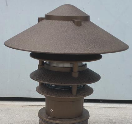 Broward Casting™ Pagoda Light Pompeii Gold Broward Lighting Broward Casting