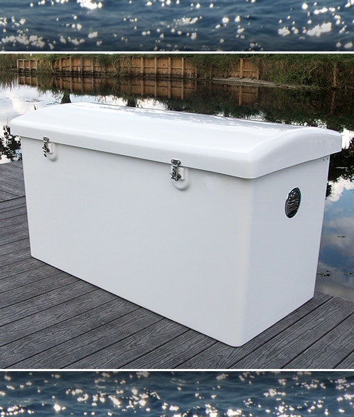 fiberglass fish boxes for boat Dock Box - Rough Water
