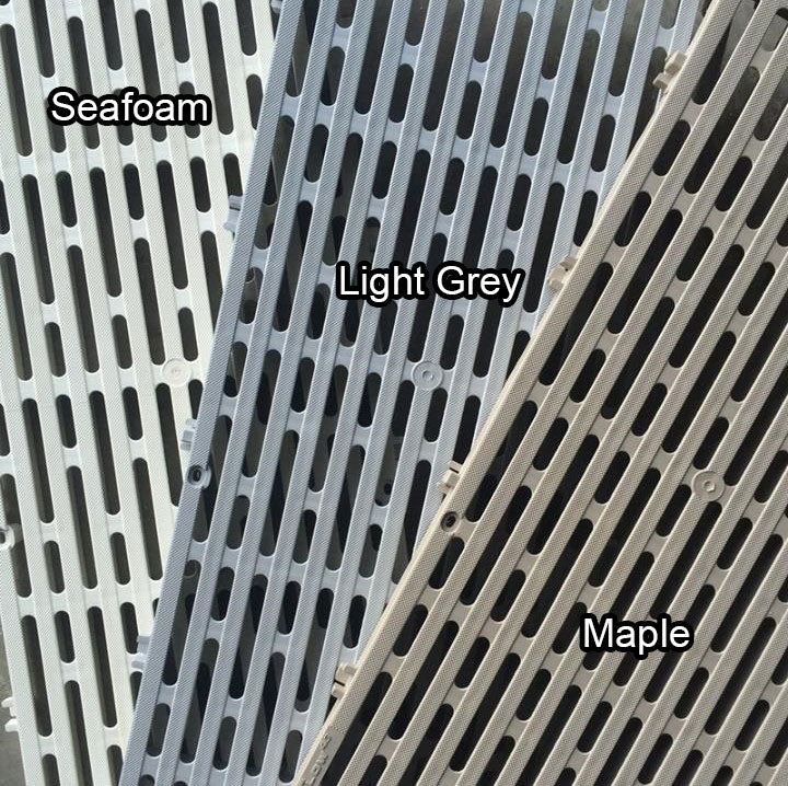 ThruFlow™ Impact Plastic Grated Decking 60" Maple Haven Dock & Marine